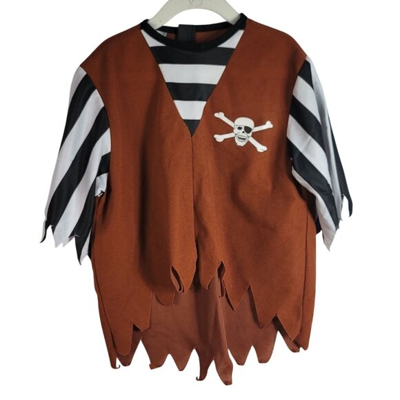 Pony Express Kids Pirate Costume Small Shirt Belt Pants Pretend Cos Halloween - Picture 2 of 15